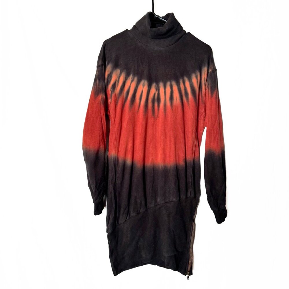 Young Fabulous & Broke Tie-Dye Turtleneck Sweatshirt Dress – Size S